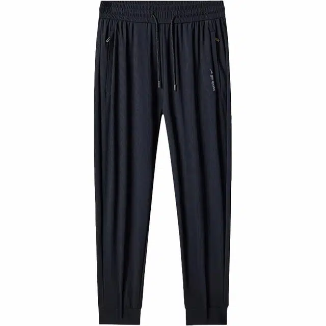 贵人鸟 美式高街舒适时尚简约百搭字母印花口袋冰感透气高弹系带束脚冰丝感休闲裤 男女同款