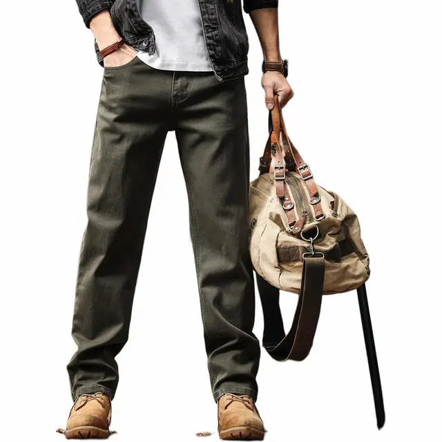 格蓝鹿 美式简约复古潮流休闲裤 男女同款