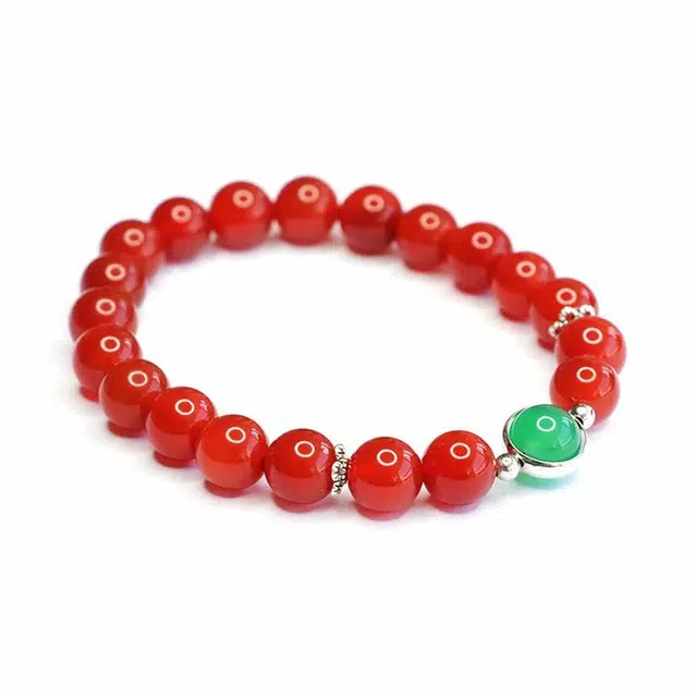 琉堇 新中式招财纳福转运珠 八方来财小众寓意好转运暴富 礼盒 传承朱事顺遂佛珠#好运天然 玛瑙 手串 女款