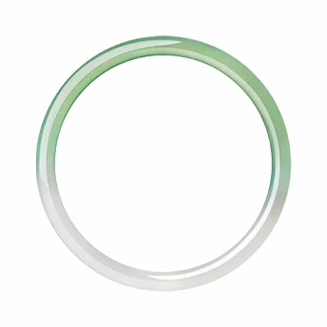 童画 半山半水 冰透新中式国风古典气质优雅显白清冷感 精致简约轻奢高级贵气温婉百搭通勤穿搭汉服旗袍#好运 玉髓 手镯 女款