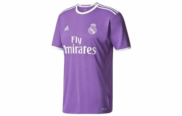 adidas Real Madrid Away Tee Purple