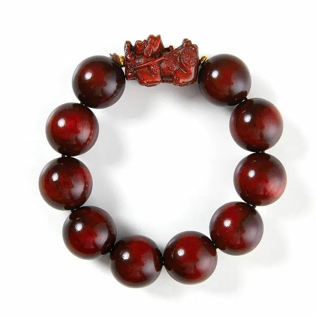 鶄鲤 新中式雕刻貔貅财 血檀 手串 男女同款情侣款