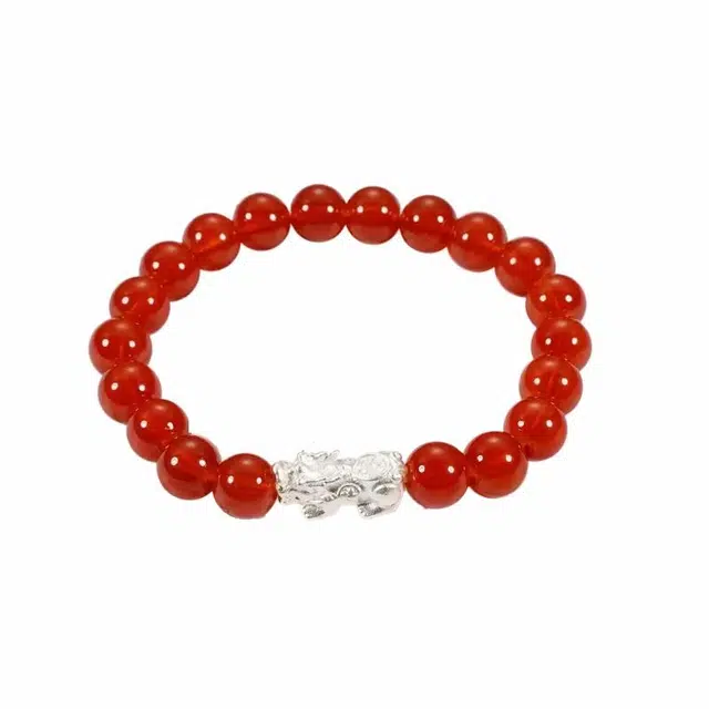 岁月静好 招财貔貅文玩佛珠国风八方来财念珠 简约复古手持盘玩 霸气珠串礼盒装 #好运 玛瑙 手串 男女同款情侣款