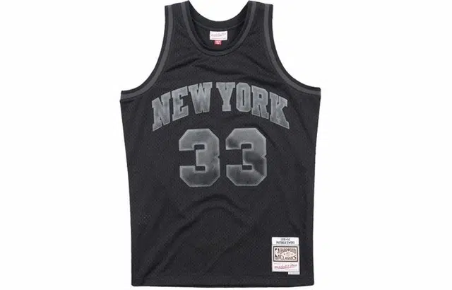 Mitchell & Ness NBA 1991-92 Knicks Ewing 33 Black