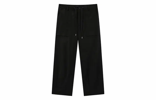 PEACEBIRD MEN Colorblock Drawstring Cargo Pants