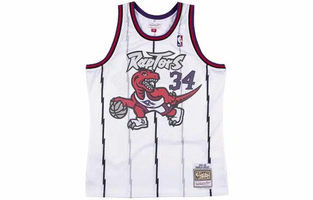 Mitchell & Ness NBA Raptors Oakley 34 Home Jersey 98-99