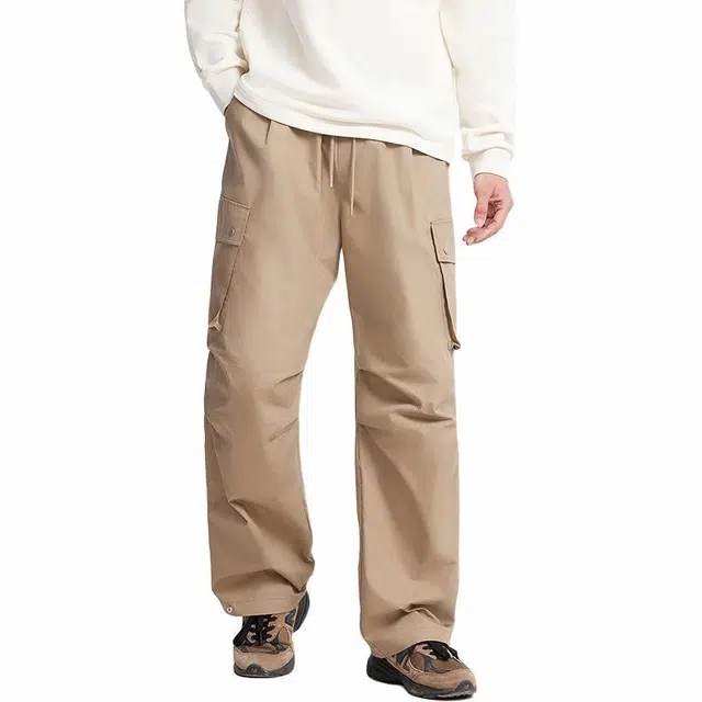 美特斯邦威 舒适百搭潮流户外侧工装口袋休闲裤 男款