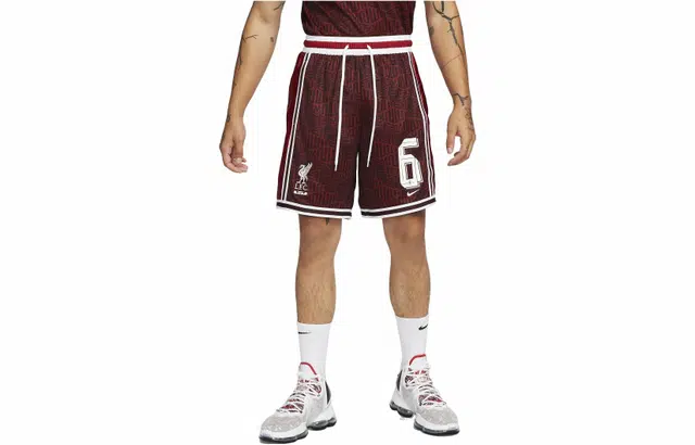 Nike x LeBron x Liverpool FC Burgundy Shorts