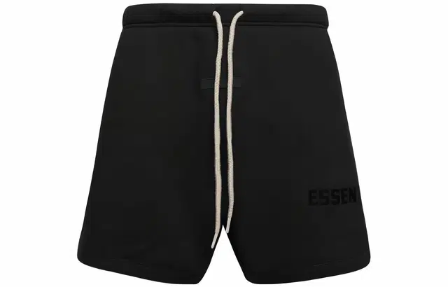 23Fear of God Essentials SS23 Sweatshort Essentials Cor Jet Black