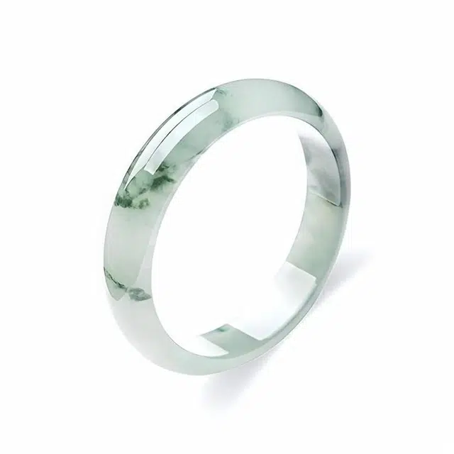 【甄选翠色】 雅谷 青山黛翠玉贵妃玉镯 古风气质温婉 温润如玉古风汉服旗袍 日常百搭通勤小众美人镯叮当镯天然 天山翠 手镯 女款