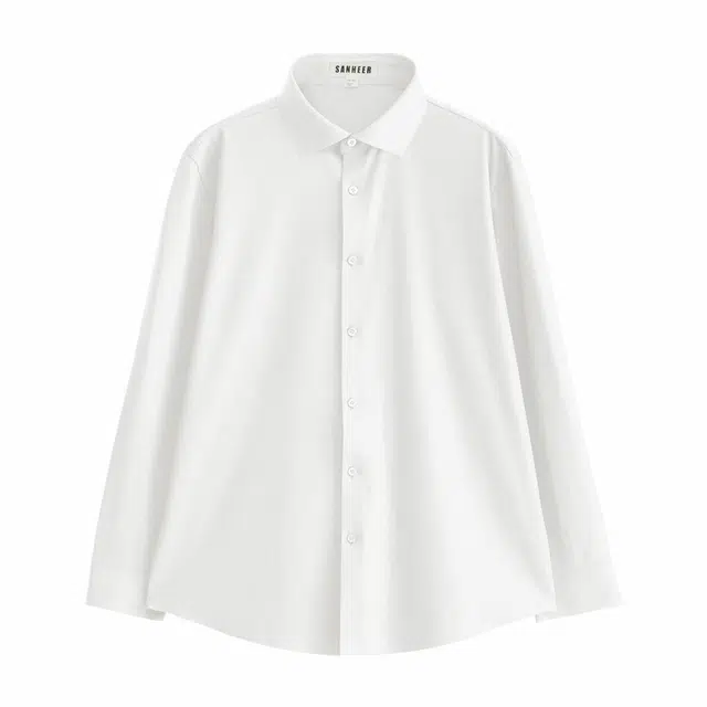 丹宁哲学 高弹无拘束抗皱无缝工艺长袖衬衫 男款