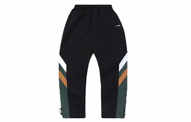 李宁 宽松收口梭织运动长裤 男款 动感绿