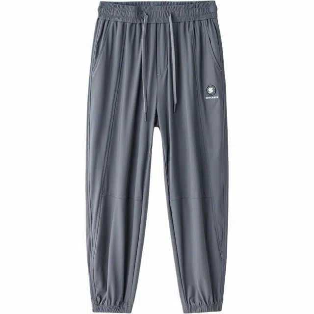 希越 时尚百搭凉感宽松束脚休闲裤 男款