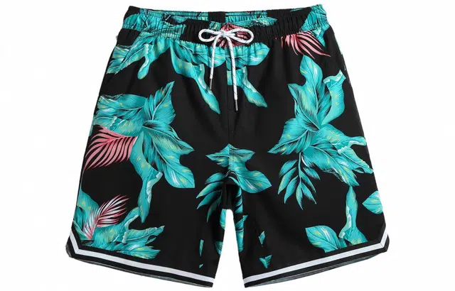 Gailang Leaf Print Shorts