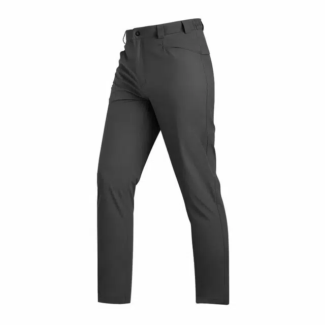 自由兵 纯色简约直筒休闲裤 男款