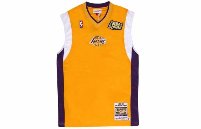 Mitchell & Ness Lakers 2001-2002 Gold