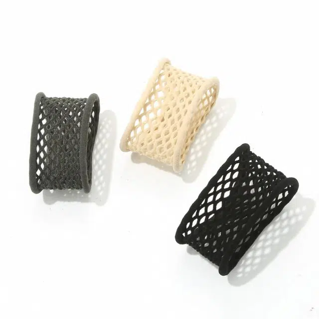 如花梦 高级感弹力耐用简约气质扎头发皮筋丸子头发圈 布艺 头绳 女款