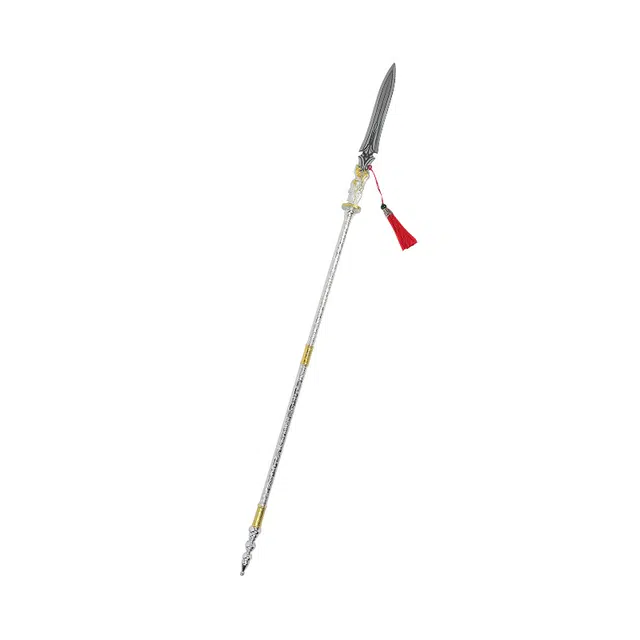 天字号 银龙枪 龙泉刀剑戟长兵器碳钢刃金属柄装具收藏未开刃 成品模型