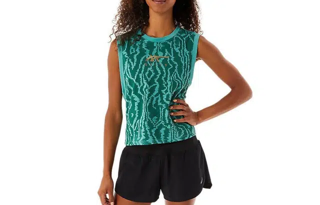 Asics Allover Printed Muscle Crop
