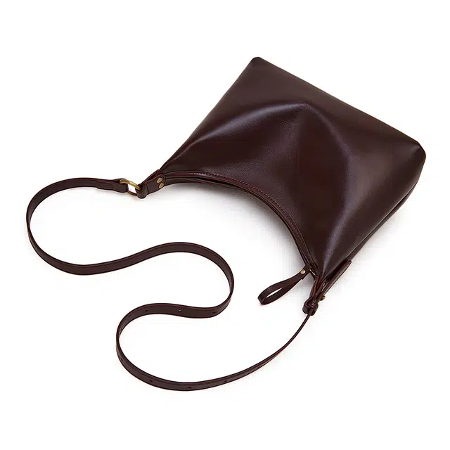 老人头 时尚高级感气质百搭通勤 牛皮 单肩包 女款 多色