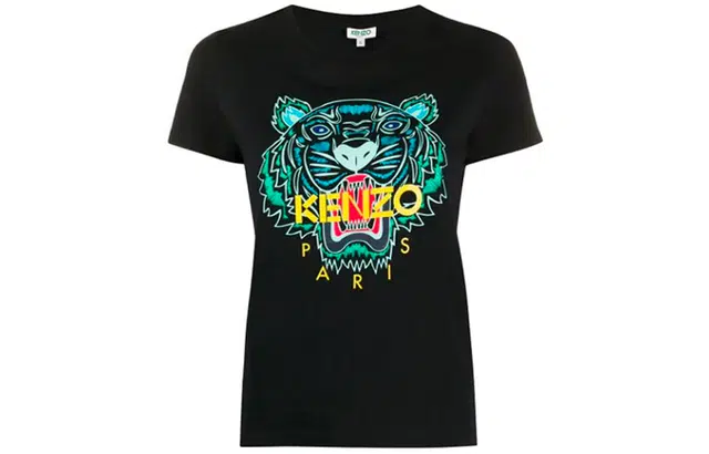 KENZO Tiger Print Crewneck T-Shirt