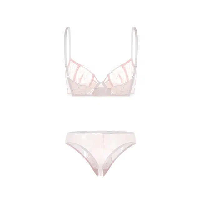潞优野 法式性感纯欲蕾丝文胸丁字裤内衣裤套装 女款