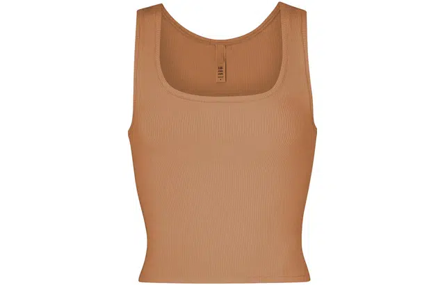 SKIMS SOFT LOUNGE TANK CAMEL