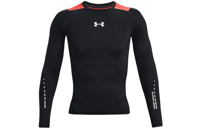Under Armour Logo Long Sleeve Compression Shirt Black