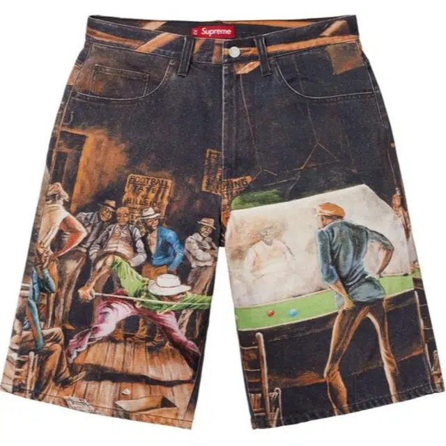 Supreme x Ernie Barnes SS25 Baggy Denim Short