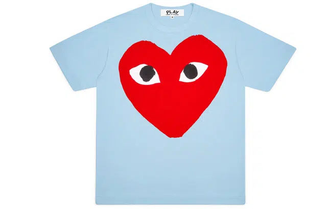 CDG Play T-Shirt Blue