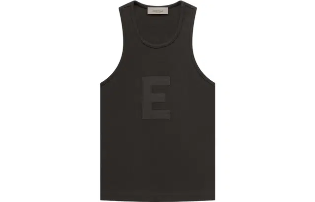 Fear of God Essentials Drop2 SS23 Womens Waffle Tank off black