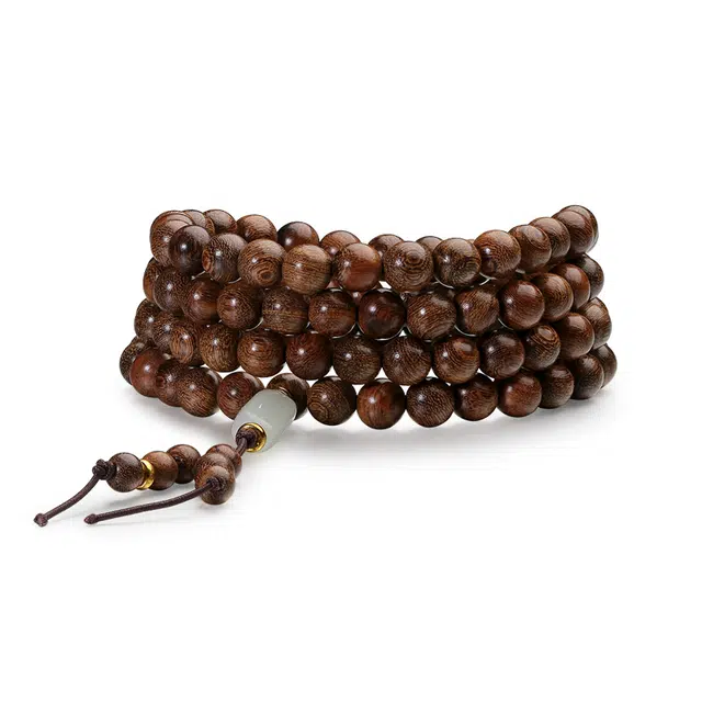 周帝王 诸事喜乐国风小众新中式复古新中式百搭福禄吉祥时尚百搭好运 金丝檀木 手串 男女同款情侣款