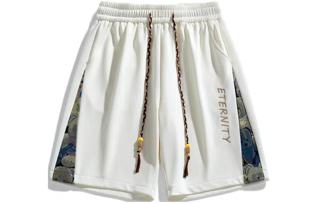 寻星记 宽松时尚舒适百搭五分裤休闲短裤 男女同款