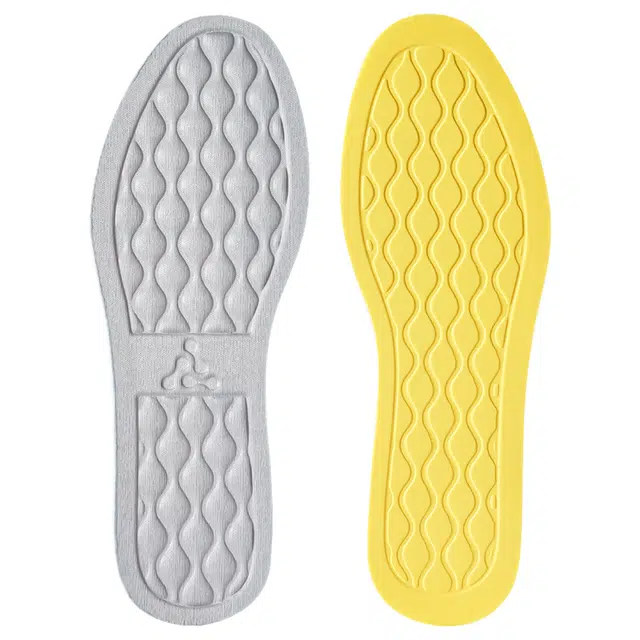 足印部落 夏季专用光脚神器软弹乳胶抗菌防臭加厚踩屎感超软防痛久站不累吸汗透气 海绵 鞋垫 男女同款情侣款