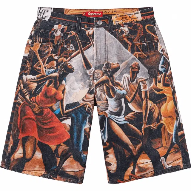 Supreme x Ernie Barnes SS25 Baggy Denim Short