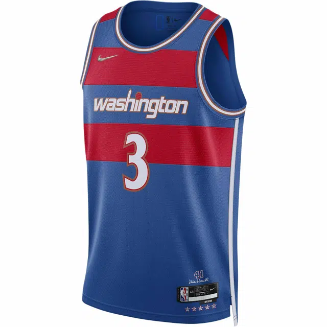 Nike NBA 75th Anniversary Wizards Beal 3 Jersey