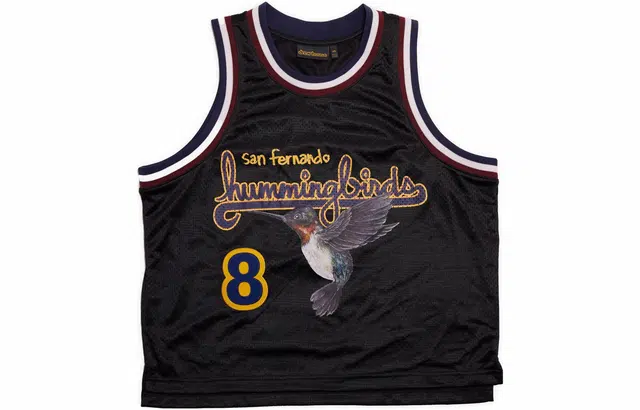 Drew House hummingbirdslogo Hummingbirds Cropped Basketball Jersey Black