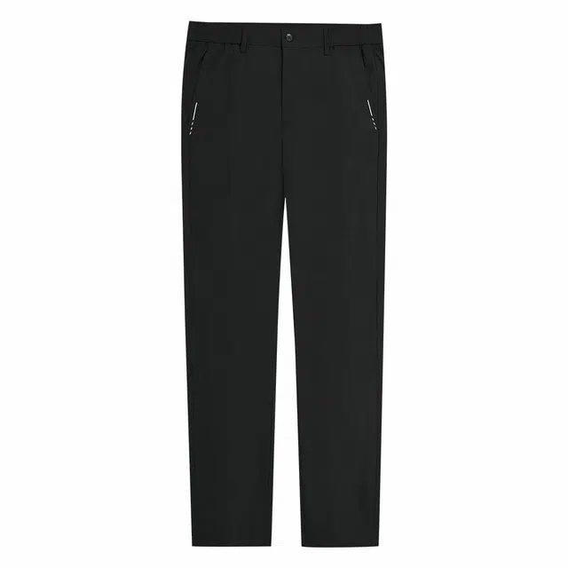 与狼共舞 潮流时尚百搭基础日常通勤商务九分休闲裤 男款