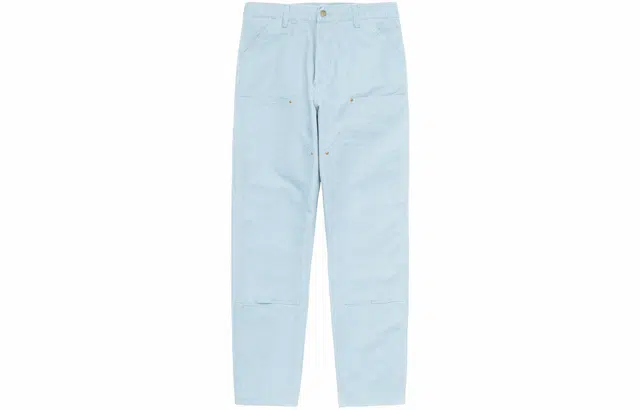 Carhartt WIP SS24 Logo Pants Light Blue