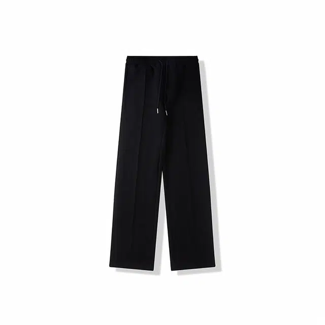 我是大卫 美式复古宽松阔腿直筒休闲裤 男款 黑色