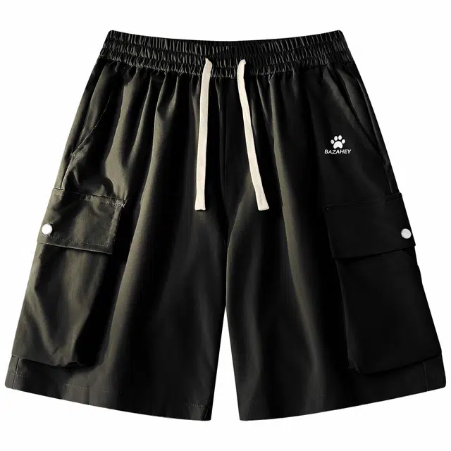 吾皇猫 简约百搭宽松舒适休闲工装短裤 男女同款