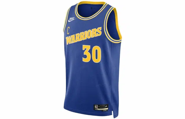 Nike NBA Warriors Curry 30 Jersey Blue