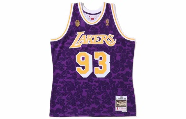BAPE x MITCHELL NESS Logo