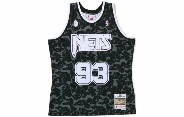 BAPE FW22 Brooklyn Nets Jersey Tanktop Logo 93
