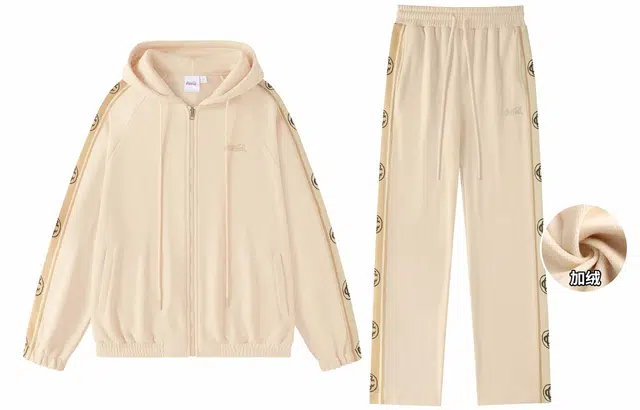 Coca-Cola Side CC Stripe Hoodie Set