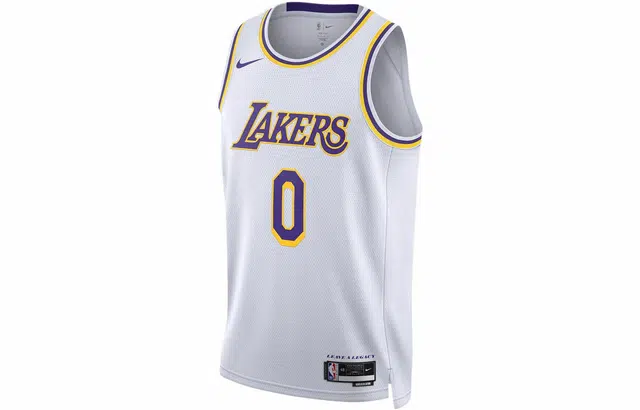 Nike NBA Lakers Westbrook Jersey White