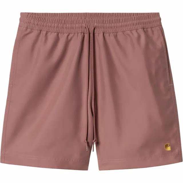 Carhartt WIP Chase Swim Trunks Dark Pink