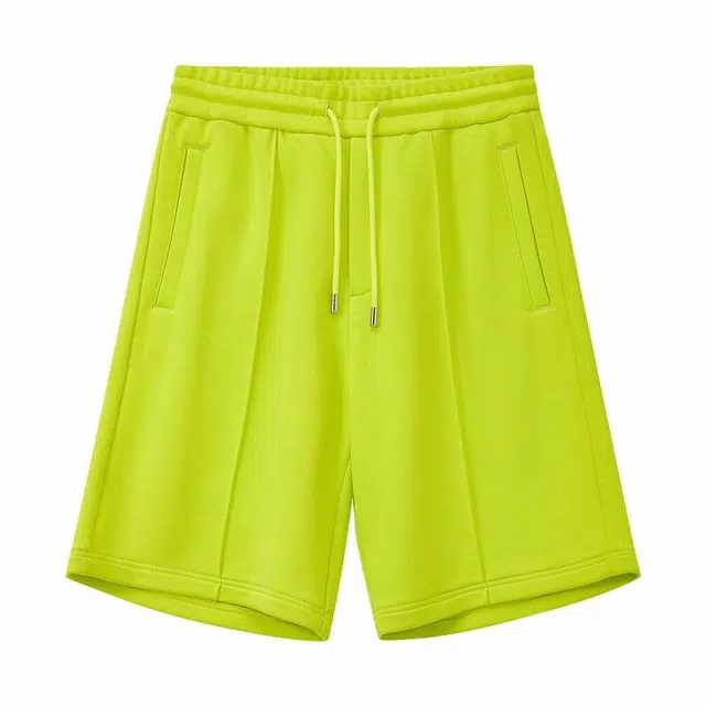 安正 商务休闲系带纯色直筒休闲短裤 男款