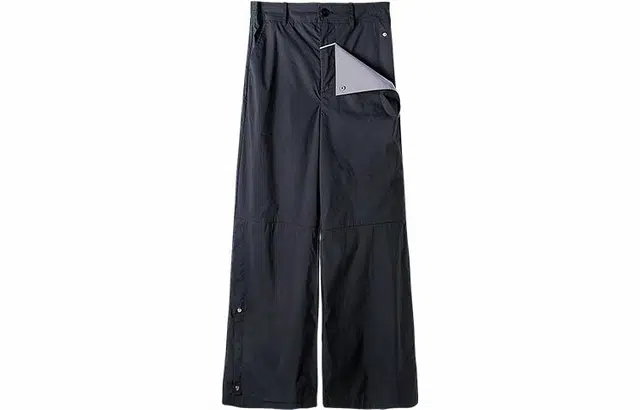 Huanzhe Black Wide Leg Pants