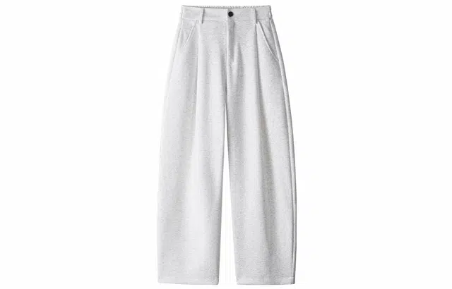 徐太浪 美式基础简约款抽绳高街阔腿宽松卫裤休闲裤 男女同款